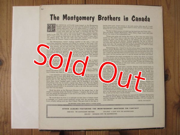 画像2: The Montgomery Brothers / The Montgomery Brothers In Canada (2)
