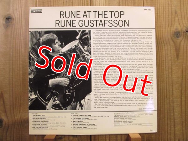 画像2: Rune Gustafsson / Rune At The Top (2)