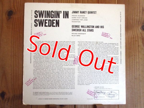 画像2: Jimmy Raney - George Wallington / Swingin' In Sweden (2)