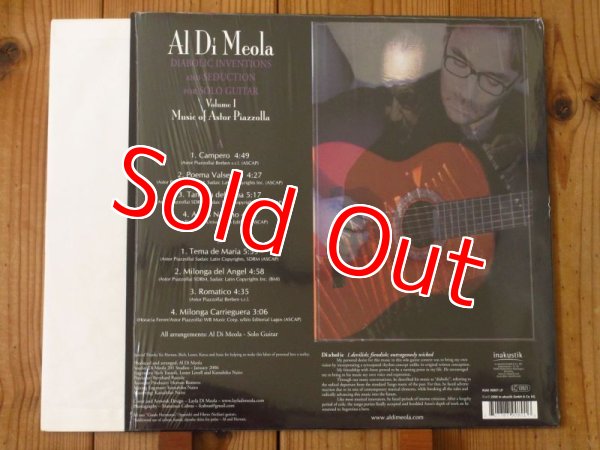 画像2: Al Di Meola / Diabolic Inventions And Seduction For Solo Guitar Volume I (Music Of Astor Piazzolla) (2)