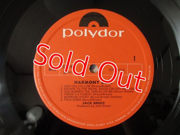 画像3: Jack Bruce / Harmony Row (3)