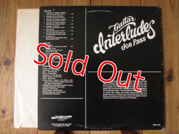 画像2: Joe Pass / Guitar Interludes (2)