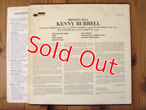 画像2: Kenny Burrell / Midnight Blue (2)