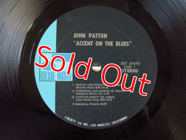 画像3: John Patton / Accent On The Blues (3)