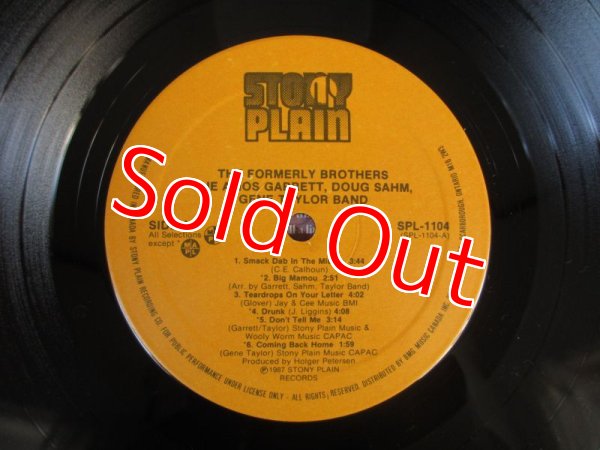 画像3: The Amos Garrett, Doug Sahm, Gene Taylor Band / The Return Of The Formerly Brothers (3)