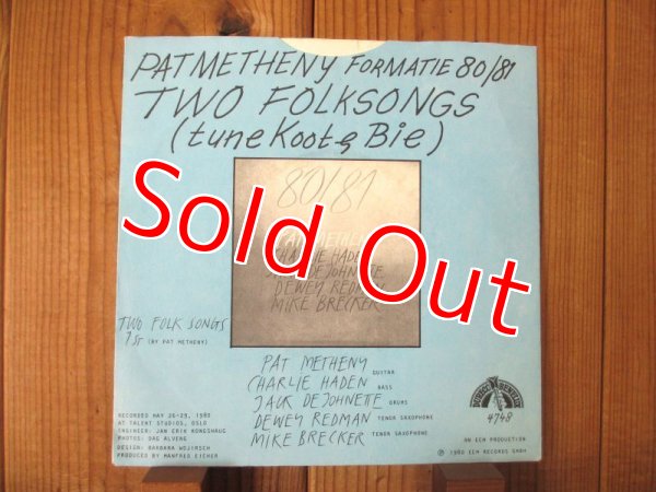 画像2: Pat Metheny Formatie 80/81 / Two Folksongs (Tune Koot & Bie) (2)