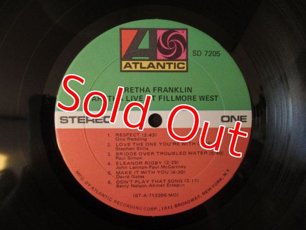 画像4: Aretha Franklin / Live At Fillmore West (4)