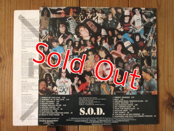 画像2: S.O.D. = Stormtroopers Of Death / Speak English Or Die (2)