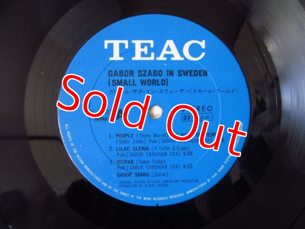 画像3: Gabor Szabo / In Sweden (Small World) (3)