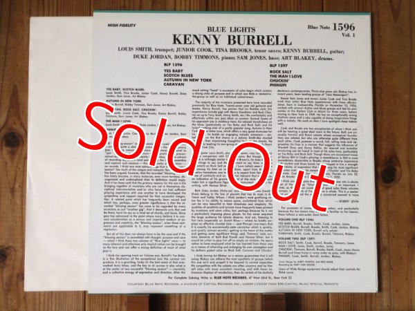 画像7: 2枚セット！DGあり！BG刻印あり！クラシックレコーズ Quiex盤！■Kenny Burrell / Blue Lights, Volume 1 & 2 (7)