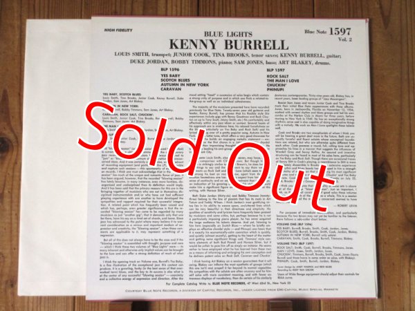 画像3: 2枚セット！DGあり！BG刻印あり！クラシックレコーズ Quiex盤！■Kenny Burrell / Blue Lights, Volume 1 & 2 (3)