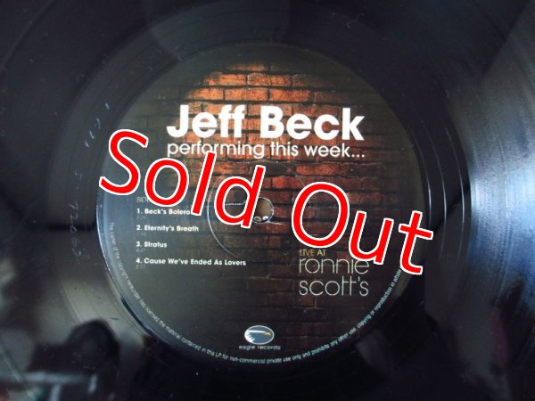 画像3: Jeff Beck / Performing This Week...Live At Ronnie Scott's (3)