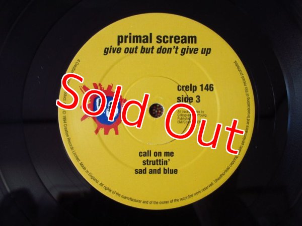 画像4: Primal Scream / Give Out But Don't Give Up (4)