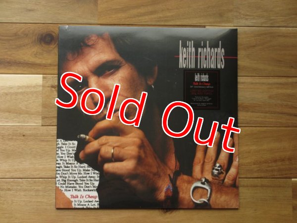 画像1: キースリチャーズの1988年初ソロアルバムが限定レッドヴァイナルで入荷！■Keith Richards / Talk Is Cheap (1)