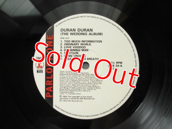画像3: Duran Duran / Duran Duran (The Wedding Album) (3)