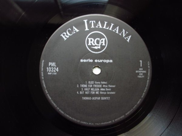画像3: Rene Thomas & Bobby Jaspar Quintet / Thomas - Jaspar Quintet (3)