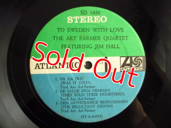 画像3: The Art Farmer Quartet Featuring Jim Hall / To Sweden With Love (3)