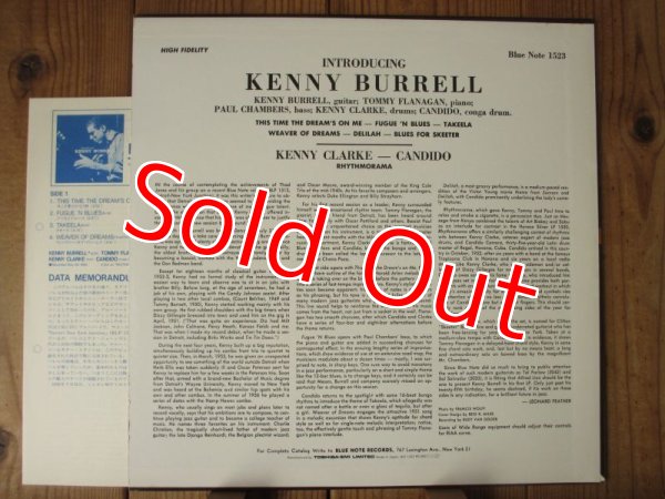 画像2: Kenny Burrell / Introducing Kenny Burrell (2)