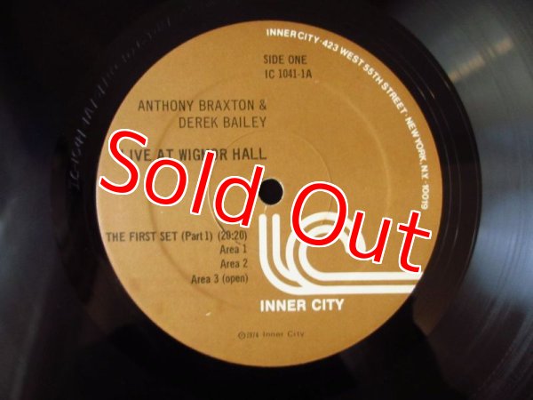 画像5: Derek Bailey, Anthony Braxton / Live At Wigmor (5)
