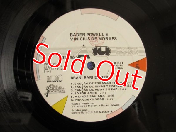 画像3:  Baden Powell E Vinicius De Moraes / Brani Rari E Inediti (3)