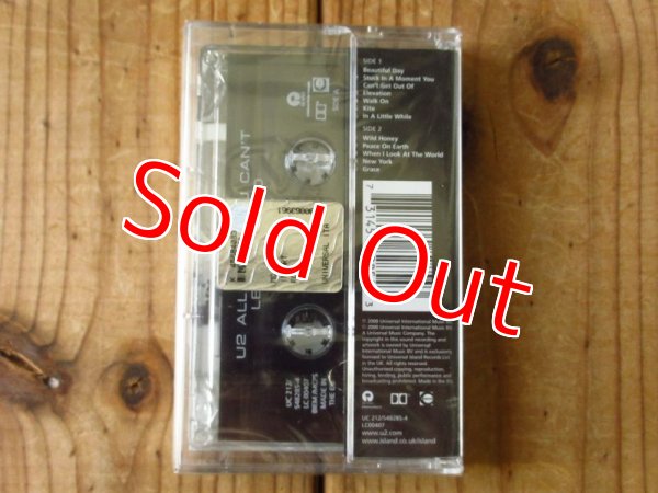 画像2: U2の名作、グラミー7部門受賞作が新品カセットテープで入荷！■U2 / All That You Can't Leave Behind (2)