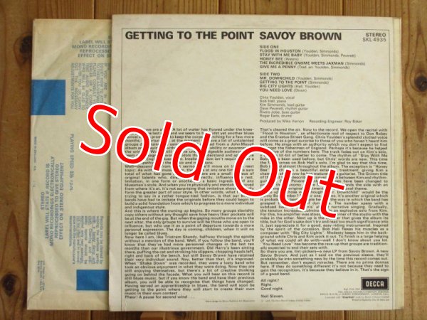 画像2: Savoy Brown / Getting To The Point (2)