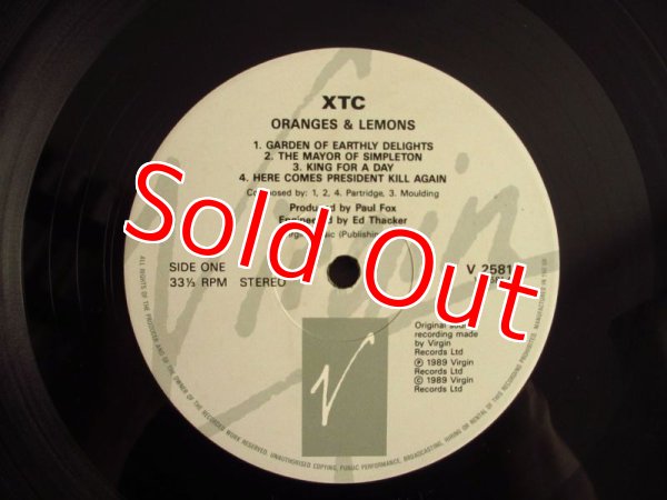 画像3: XTC / Oranges & Lemons (3)