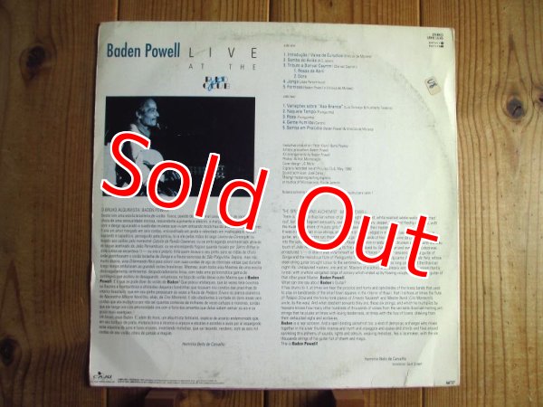 画像2: Baden Powell / Live At The Rio Jazz Club  (2)