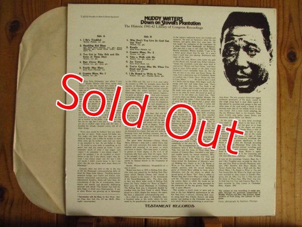 画像2: Muddy Waters / Down On Stovall's Plantation (2)