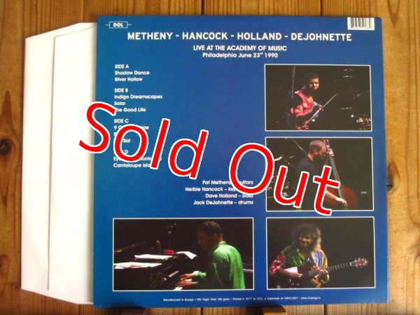 画像2: Pat Metheny, Herbie Hancock, Dave Holland, Jack DeJohnette / Live At Academy of Music, Philadelphia JUNE 23 1990 (2)