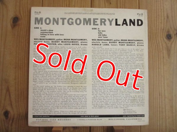 画像2: Wes Montgomery, Buddy Montgomery, Harold Land, Pony Poindexter, Louis Hayes, Tony Bazley / Montgomeryland (2)