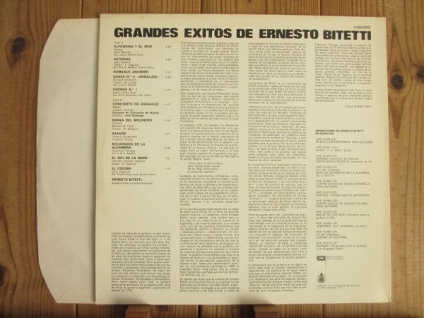 画像2: Ernesto Bitetti / Grandes Exitos De Ernesto Bitetti (2)