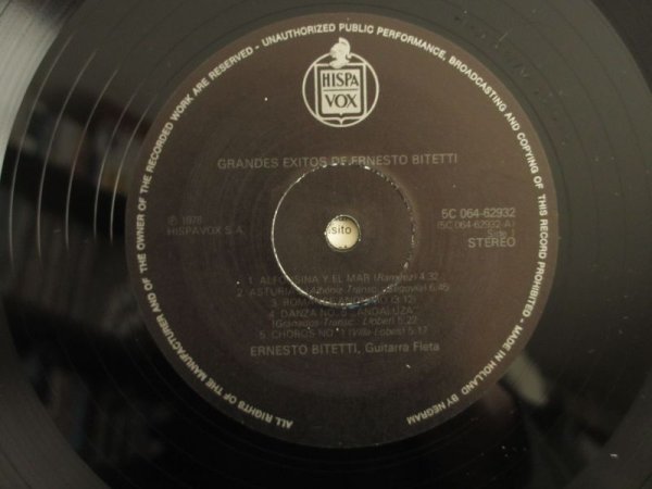画像3: Ernesto Bitetti / Grandes Exitos De Ernesto Bitetti (3)