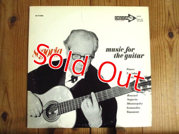 画像1: Andres Segovia / Music For The Guitar (1)