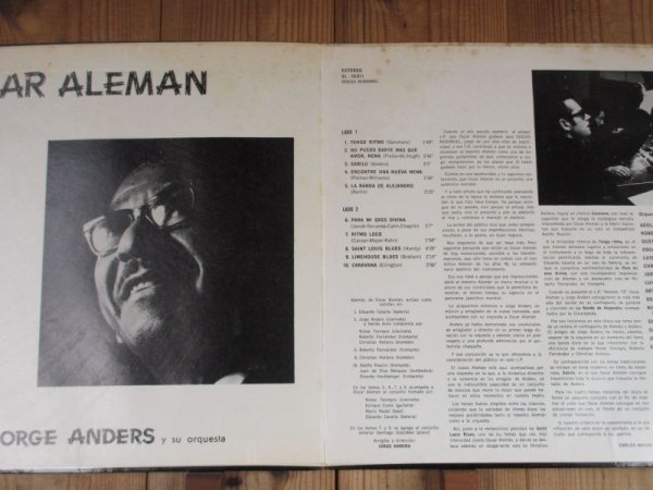 画像2: Oscar Aleman Con Jorge Anders Y Su Orquesta / Oscar Aleman Con Jorge Anders Y Su Orquesta (2)