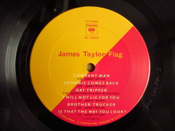 画像4: James Taylor / Flag (4)