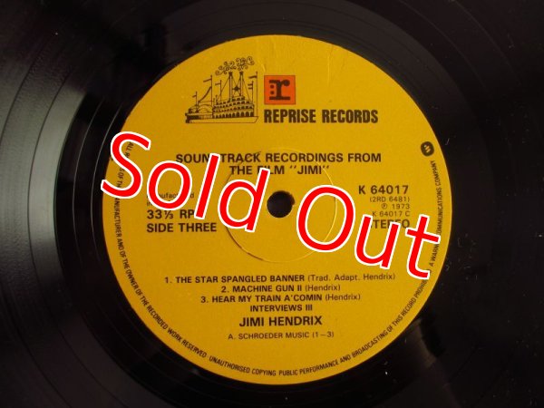 画像5: Jimi Hendrix / Sound Track Recordings From The Film "Jimi Hendrix" (5)