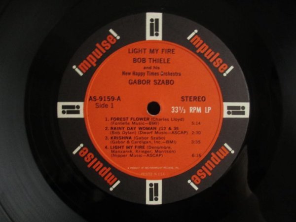 画像4: Gabor Szabo / Bob Thiele And His New Happy Times Orchestra - Light My Fire (4)