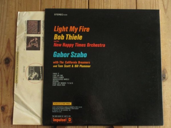 画像3: Gabor Szabo / Bob Thiele And His New Happy Times Orchestra - Light My Fire (3)