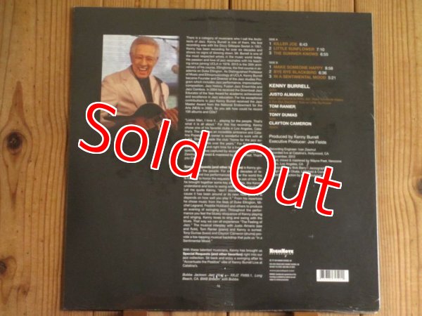 画像2: 再入荷！ケニーバレル晩年の名作がアナログ盤で入荷！■Kenny Burrell / Special Requests (And Other Favorites) Live At Catalina's (2)