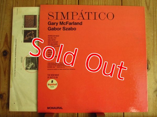 画像3: Gary McFarland, Gabor Szabo / Simpatico (3)