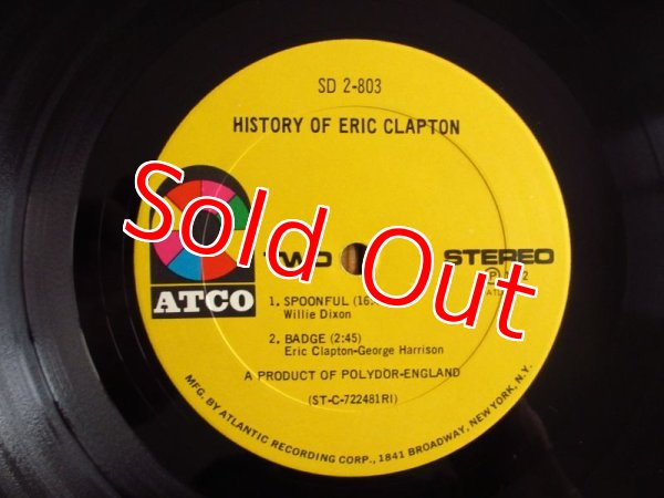画像5: Eric Clapton / History Of Eric Clapton (5)