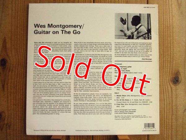 画像2: Wes Montgomery Trio / Guitar On The Go (2)