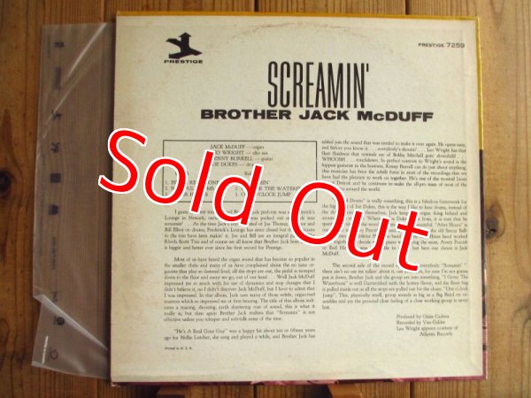 画像2: Brother Jack McDuff / Screamin' (2)