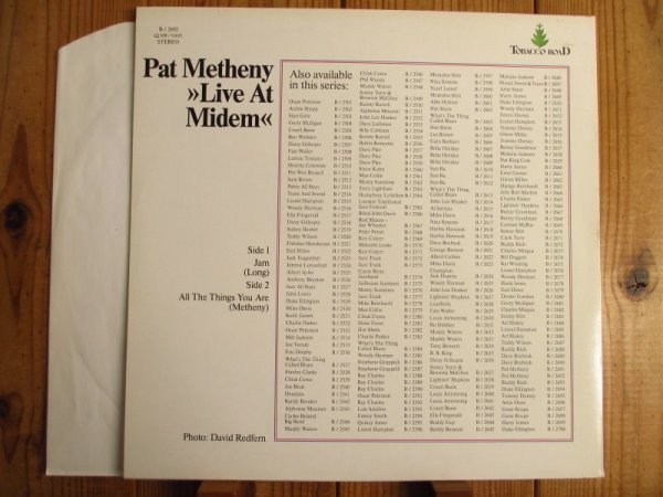 画像2: Pat Metheny Featuring Dave Brubeck, Bill Smith, Randy Jones, The Heath Brothers / Live At Midem (2)