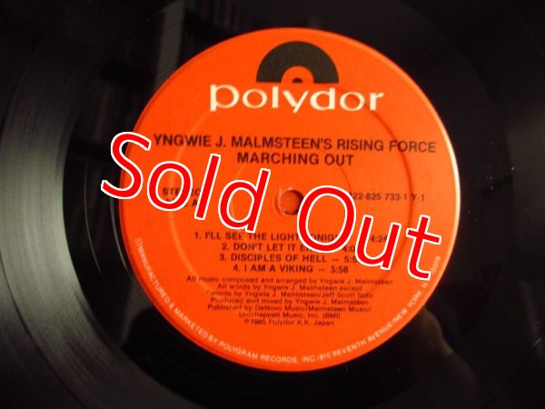画像3: Yngwie J. Malmsteen's Rising Force / Marching Out (3)