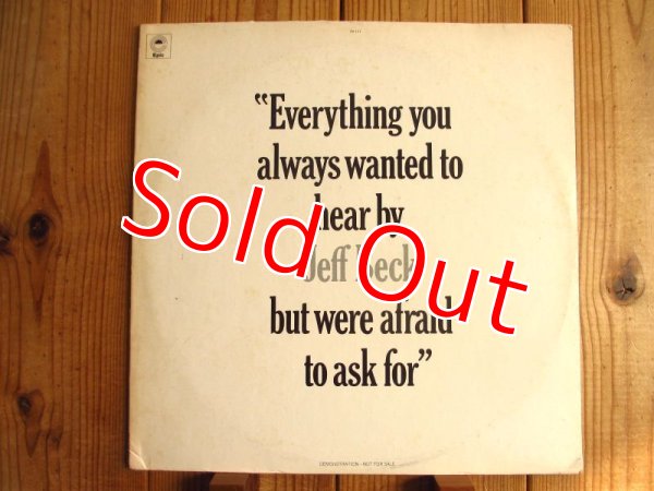 画像1: Jeff Beck / Everything You Always Wanted To Hear By Jeff Beck But Were Afraid To Ask For (1)