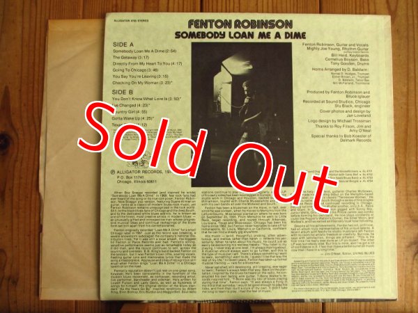 画像2: Fenton Robinson / Somebody Loan Me A Dime (2)
