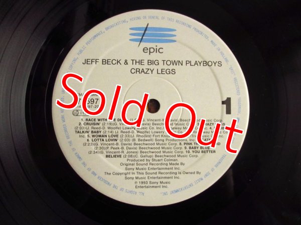 画像3: Jeff Beck & The Big Town Playboys / Crazy Legs (3)