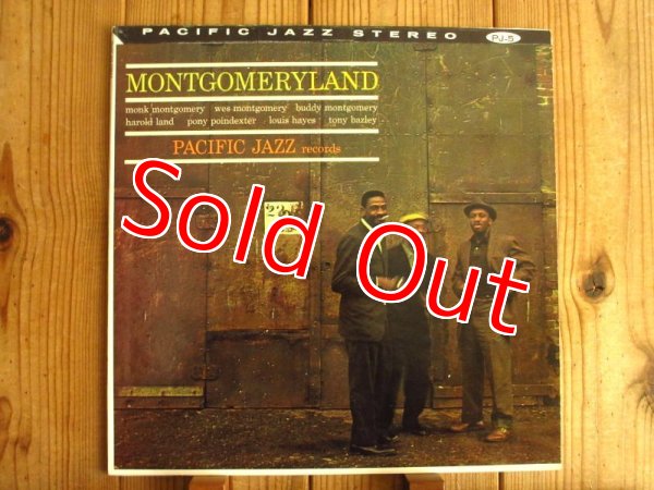 画像1: Wes Montgomery, Buddy Montgomery, Harold Land, Pony Poindexter, Louis Hayes, Tony Bazley / Montgomeryland (1)